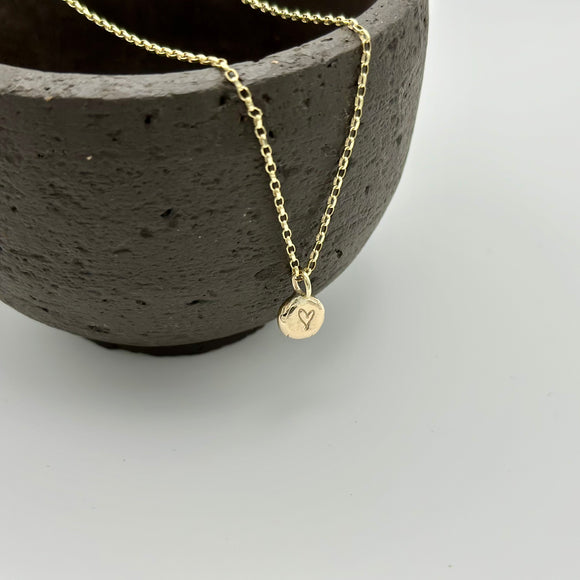 COEUR ORB Gold Necklace ★