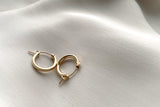 MINI Gold Hoop Earrings ★