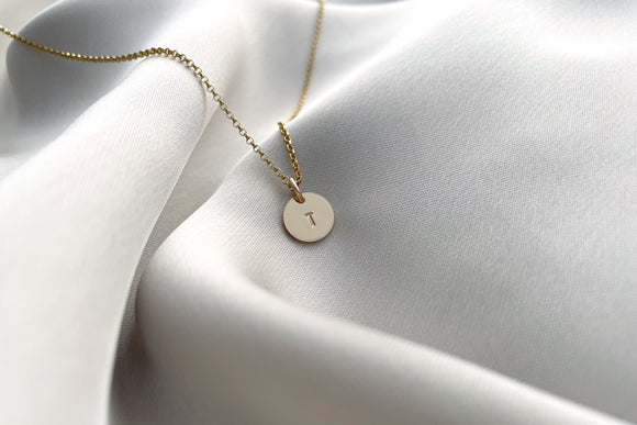 MINI Gold Initial Necklace ★